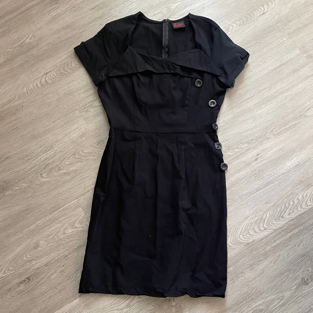 Foller black dress